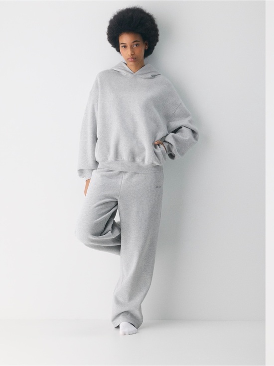 Aritzia Tops - Aritzia Cozy Sweatfleece Mega Hoodie - Heather Chrome